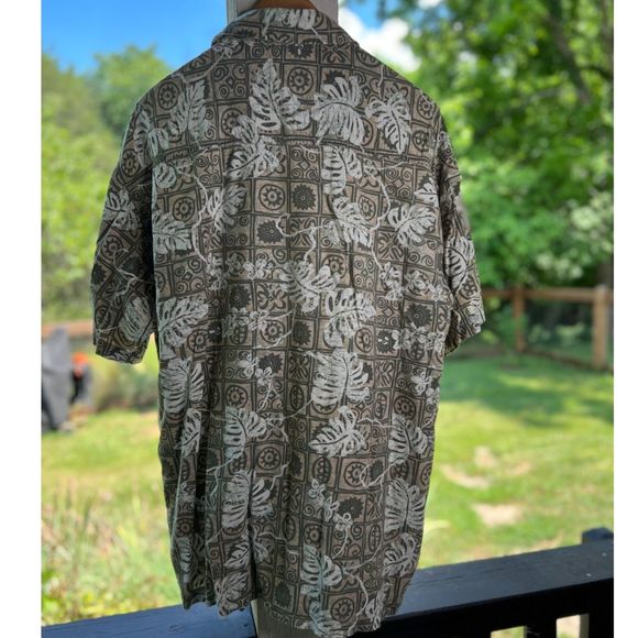 Mens short sleeve button down shirt, sz XL - Picture 4 of 6